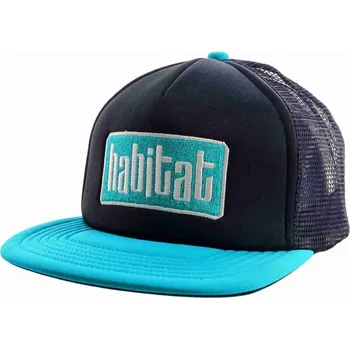 Kšiltovka HABITAT kšiltovka - Apex Low Blk/Teal (CERNA)