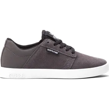 Chlapecké tenisky SUPRA boty - Kids Westway Lowt Charcoal/B (CBL)