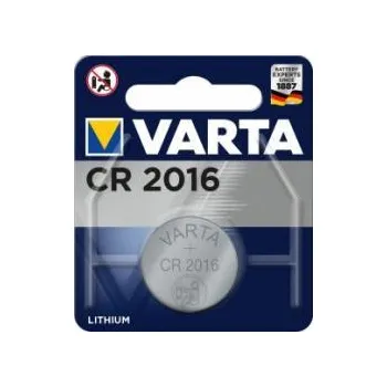 VARTA litiový knoflíkový článek, baterie CR 2016, IEC CR2016, také DL2016, 3V 1ks balení o