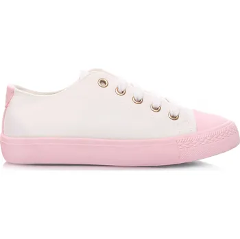 Dětská treková obuv GOMER Dívčí tenisky plátěné AZY-8WH.PI Velikost: 32