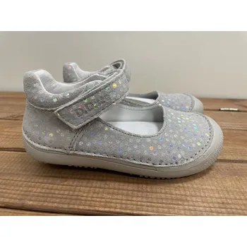 Dívčí baleríny Balerínky H060-126M stříbrné s puntíky, D.D.Step Velikost: 25