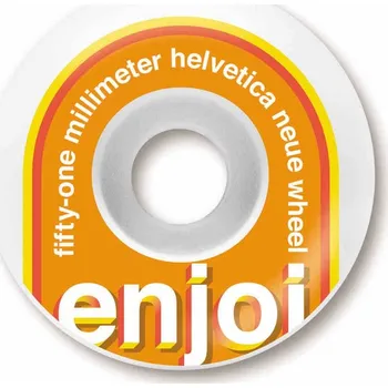 Kolečko na skateboard ENJOI kolečka - Helvetica Neue Wheels Orange (ORANGE)