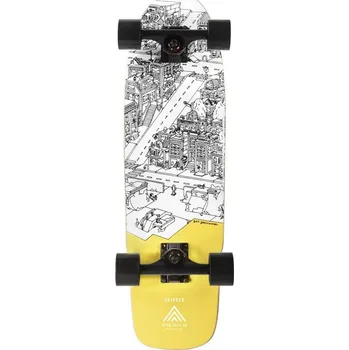 Longboard PRISM cruiser - Skipper Cruiser Skateboard (MULTI132)
