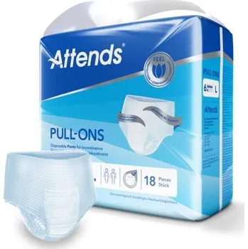 Inkontinenční kalhotky Attends Pull-On 6 inkontinenční navlékací kalhotky L 18 ks