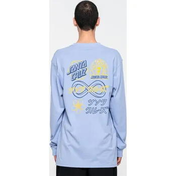 SANTA CRUZ triko - Infinity L S T-Shirt Iris Blue (IRIS BLUE) velikost: XL
