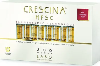 Přípravek proti padání vlasů Crescina Transdermic 200 Re-Growth péče na podporu růstu vlasů pro muže 20x 3,5 ml