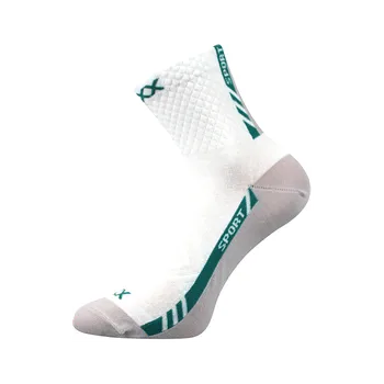PIUS sportovní ponožky VoXX - balení 3 páry 26-28 (39-42) bílá