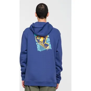 Pánská mikina SANTA CRUZ mikina - Split Strip Hand Hood Navy Blue (NAVY BLUE) velikost: M