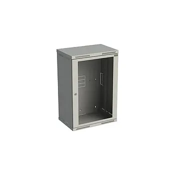 Rozvaděč Rozvaděč nástěnný nýtovaný SENSA 18U 400mm, dveře sklo , 83000089L