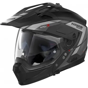 Helma na motorku Nolan N70-2 X Grandes Alpes N-Com Flat Black 21 2XL