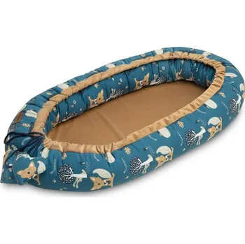 Hnízdečko pro miminko Sensillo hnízdečko pro miminko Velvet 80x45 Medvídci karamelové