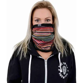 Šátek SNOWBITCH nákrčník - Stripes Multi (MULTI-SNOWBITCH)