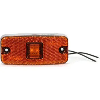 Přívěs k motorovému vozidlu Svítilna boční obrysová LED WAS W46, 12-24V, s odrazkou