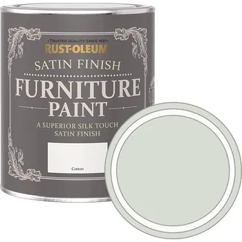 barva a nátěr na dřevo Saténová barva na nábytek Rust-Oleum Satin Finish Furniture Paint Barva: Coton/ světlé šedá (Baumwolle), Balení: 125 ml