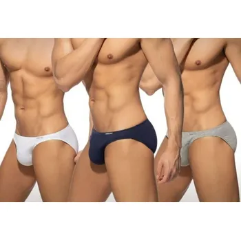 Sada pánského spodního prádla Addicted Cotton Bikini AD984P 3-pack S
