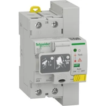 Proudový chránič A9CR2240 Acti9 RED 2P 40A 30mA typ A,Schneider Electric
