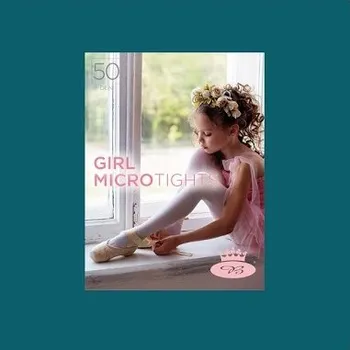 Dívčí punčochové kalhoty GIRL MICROtights 50DEN 98-104 biscay bay