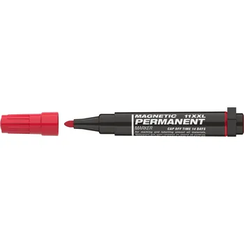 Permanentní popisovač ICO Magnetic 11 XXL, červený, 1-3 mm