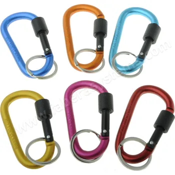 Přívěsek na klíče Karabina barevná s pojistkou