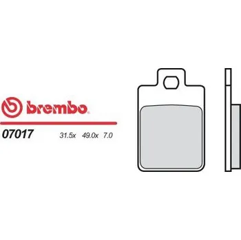 Brzda pro motocykl Přední brzdové destičky Brembo Piaggio 80 SKIPPER 1996 - směs OEM