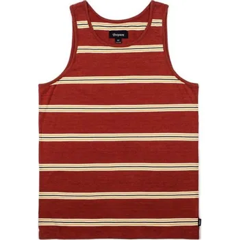 Pánské tílko BRIXTON tílko - Hilt Wshd Burgundy (BRGDY)