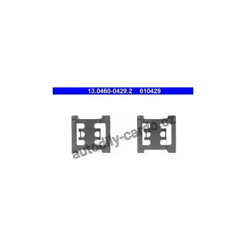 Přislušenství brzdového systému Sada příslušenství, obložení kotoučové brzdy ATE 13.0460-0429 (AT 610429)