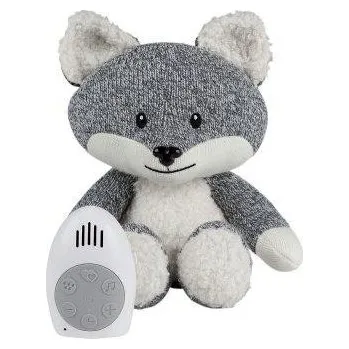 Hračka pro nejmenší FLOW Hračka s tlukotem srdce Robin šedá liška