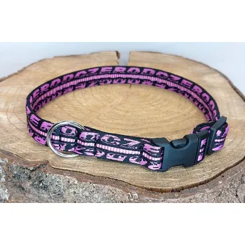 Obojek pro psa Obojek jednobarevný UH Royal (FOX, růžová)