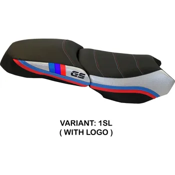 Moto sedlo TPZ Italia Potah sedla BMW R 1200 GS Adventure (13-18) Exclusive Anniversary model potah sedla: bez loga 2WH (white)