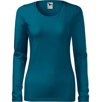 Dámské tričko Malfini Slim Dámské triko 139 petrolejová XXL