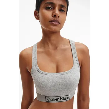 Dámské erotické prádlo Dámská podprsenka Calvin Klein QF6768 L Šedá