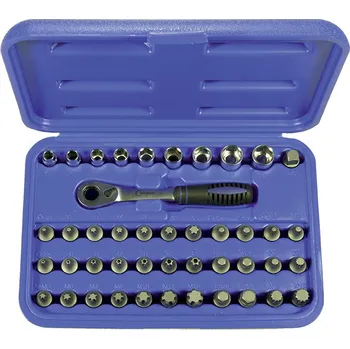 Gola sada Condor gola sada s průchozí ráčnou, 12-ti hraným 13 mm vstupem, sada 44 dílů - 100-04326