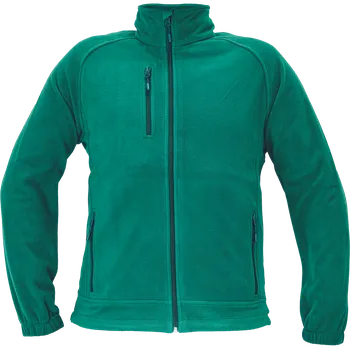 pracovní bunda Cerva BHADRA Pánská fleecová bunda zelená 3XL 0346000316006