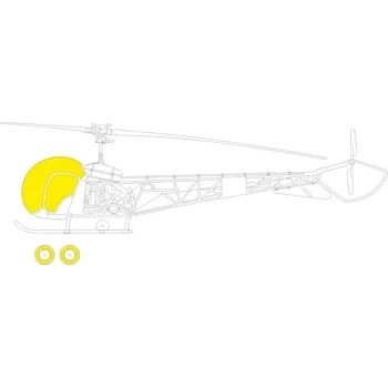 Plastikový model Eduard 1/48 OH-13 Tface (ITALERI)