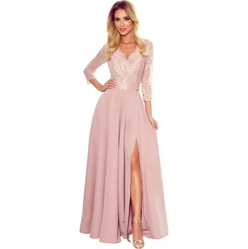 Dámské šaty Numoco Dámské šaty 309-4 Amber růžová M