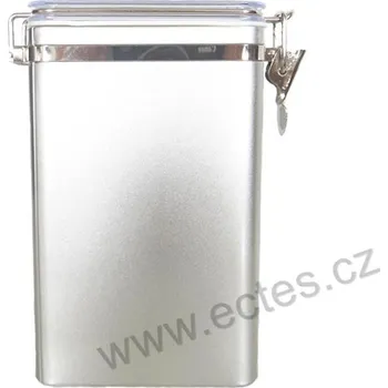 Dóza na potraviny STŘÍBRNÁ plechová dóza 291 hermetická