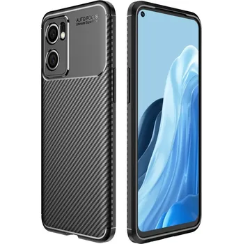 Pouzdro na mobilní telefon TVC Carbon OPPO Reno7 5G Barva: Černá