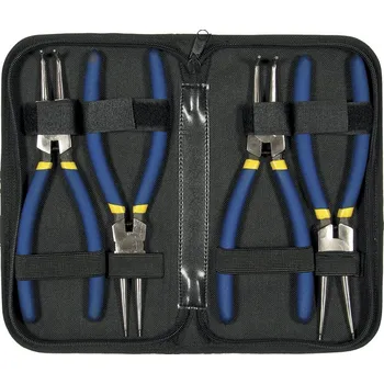 Dílna Condor kleště na pojistné kroužky "seger", délka 225 mm, sada 4 díly - 100-01425