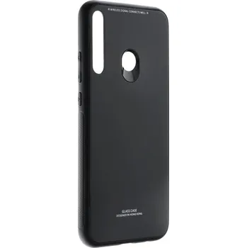 Náhradní kryt pro mobilní telefon Kryt GLASS Case Huawei P40 Lite E černý