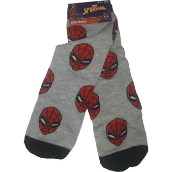 Chlapecké ponožky s motivem Spiderman šedé 23-26