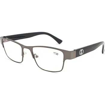 Brýle na čtení Dioptrické brýle OK231 +3,00 gray/black s antireflexní vrstvou