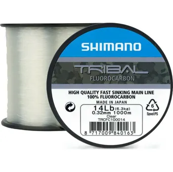 Shimano Tribal Carp Fluorocarbon 16lb 0,35mm 1000m clear