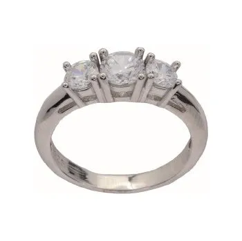 Prsten Stříbrný prsten s kamenem