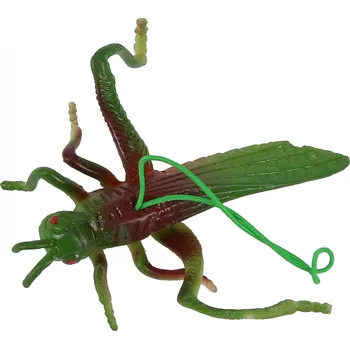 Karnevalový doplněk Wiky Kobylka zelená/hnědá 8 cm