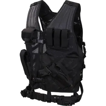 ROTHCO Vesta taktická CROSS DRAW MOLLE ČERNÁ nadměrná velikost + Doprava zdarma na další nákup