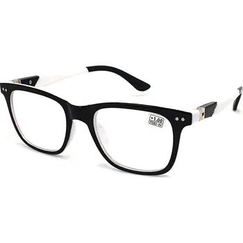 Brýle na čtení Dioptrické brýle CH8805 +2,50 black/white flex