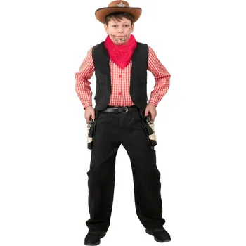 Karnevalový kostým Dětský kostým - Kovboj, černý 104