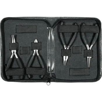 Ruční nářadí Condor kleště mini, půlkulaté "telefonní", kulaté, štípací, sada 4 díly - 100-00854