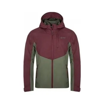 Pánská casual bunda Kilpi SONNA-M tmavě červená XS; Červená bunda + DÁREK DLE VÝBĚRU!