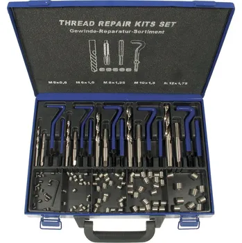 Příslušenství k nářadí Condor sada pro opravu závitů 130 dílů, M5-M12 - 100-01805